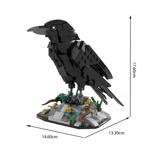 Mocsage MOC-217187 Raven Bird Building Blocks Set (357PCS)