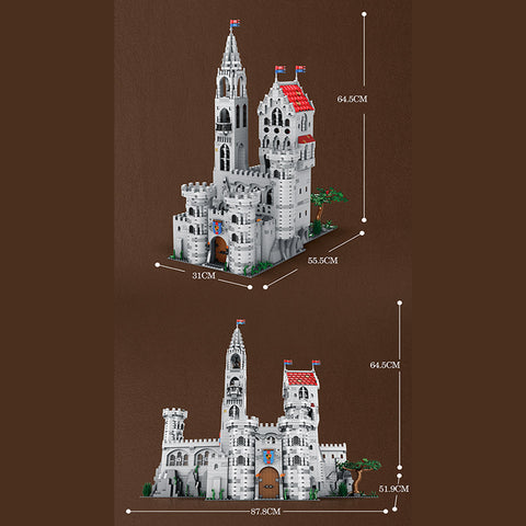 Medieval European classical Castle Building Blocks Set(3999PCS)