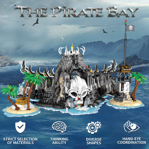 The Pirate Bay Pirate Series  Assembly Building Blocks MOC  Toys STEM Set (2960PCS)