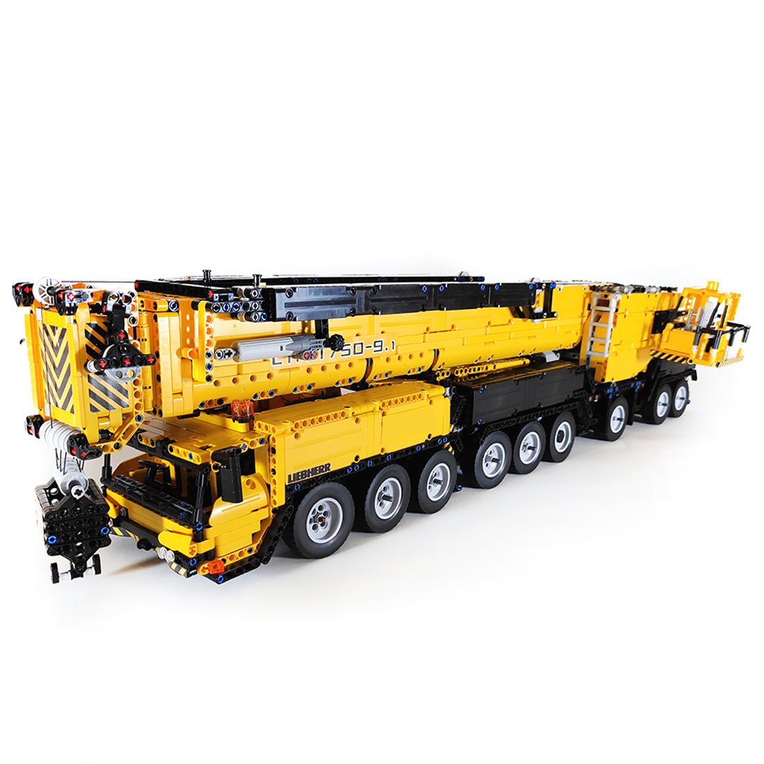 7778Pcs MOC Small Particles  V3.0 1�20 2.4G RC Mobile  LTM1750-9.1 All-terrain Crane  Building Blocks Construction  Vehicle Model