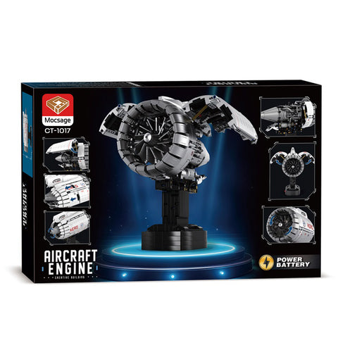 Mocsage Turbo Aircraft Engine Building Blocks Set (1813PCS)