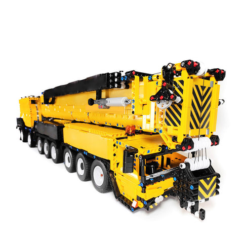 7778Pcs MOC Small Particles V3.0 1:20 2.4G RC Mobile LTM1750-9.1 All-terrain Crane Building Blocks Construction Vehicle Model