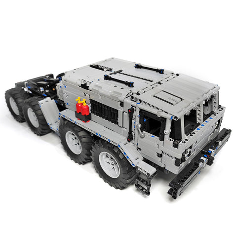 MAZ-537 8x8 Military Truck with  Electric Trailer DIY Building  Blocks MOC Set (5314PCS+)