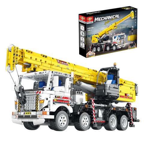 RC Autocrane Engineering  Vehicle Building Blocks Assembly  MOC Toy STEM Set (2206PCS)