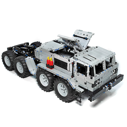 MAZ-537 8x8 Military Truck with  Electric Trailer DIY Building  Blocks MOC Set (5314PCS+)