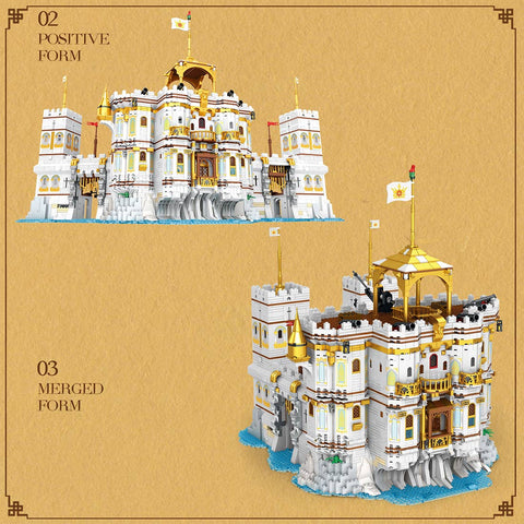 Royal Bay Pirate Series Assembly  Building Blocks MOC Toys STEM  Set (4168PCS)