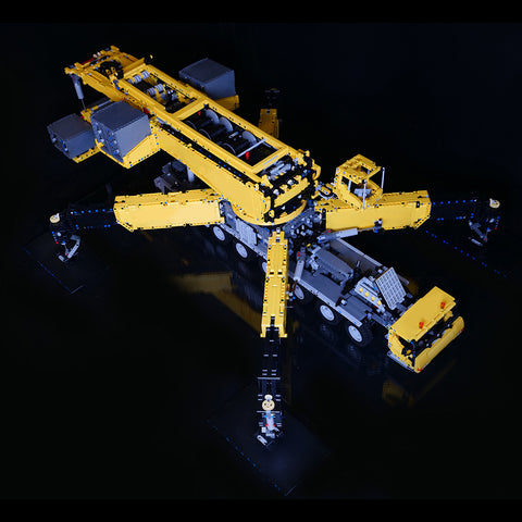 LG17 Crane Model DIY Assembly Building Blocks Set (Dynamic Version/12135PCS/Yellow)