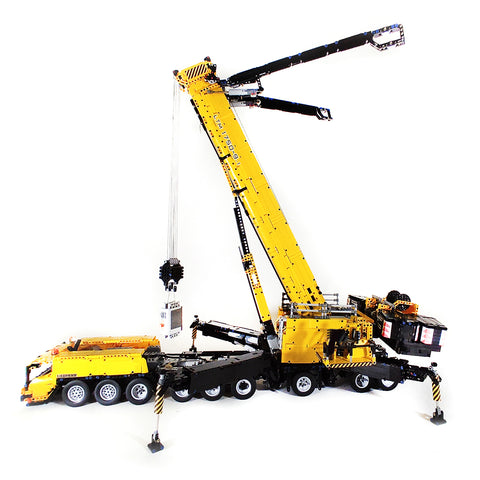 7778Pcs MOC Small Particles  V3.0 1�20 2.4G RC Mobile  LTM1750-9.1 All-terrain Crane  Building Blocks Construction  Vehicle Model