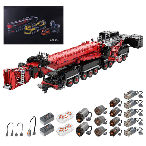 8528PCS/Set LTM11200 v2.0 14  Motor Ultra Large Small Particle  Building Blocks MOC Dynamic  Remote Control Lithium Battery  Version Engineering Crane Set