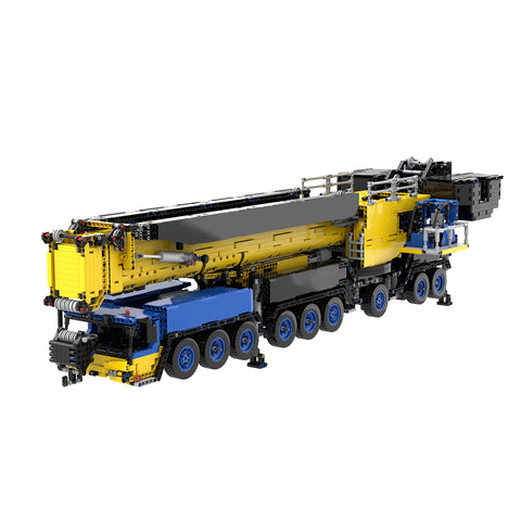 V3.0 1/20 2.4G RC Mobile LTM1750-9.1 All-terrain Crane Building Blocks Construction Vehicle Model (7778PCS)