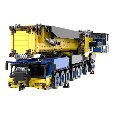 V3.0 1/20 2.4G RC Mobile LTM1750-9.1 All-terrain Crane Building Blocks Construction Vehicle Model (7778PCS)