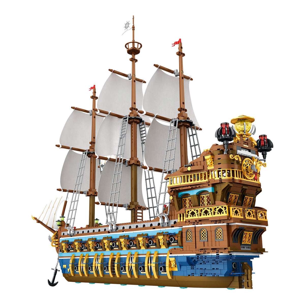 Royal Fleet Corsair Series  Building Blocks Assembly MOC  Toy STEM Set (3162PCS)