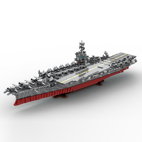 Mocsage 1/350 UCS USS Enterprise CVN-65 Nuclear-powered Aircraft Carrier Military Model Building Blocks Set (4941PCS)