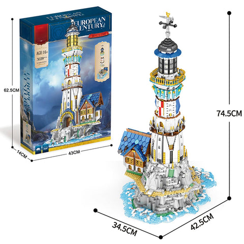 Medieval Lighthouse Bricks MOC  Toys STEM Set（3228pcs)