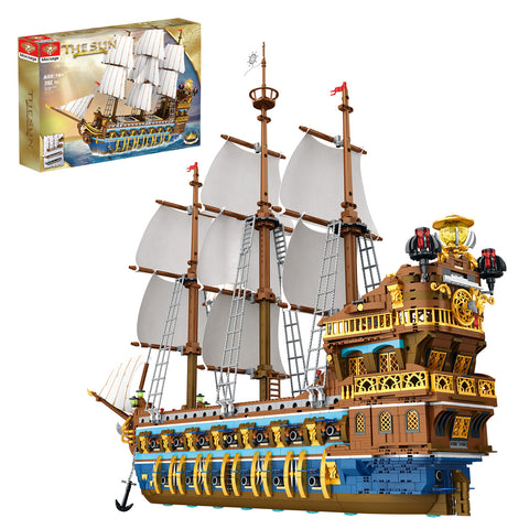 Royal Fleet Corsair Series  Building Blocks Assembly MOC  Toy STEM Set (3162PCS)