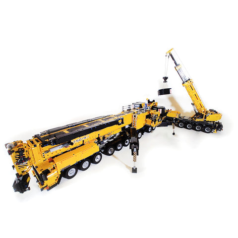 7778Pcs MOC Small Particles  V3.0 1�20 2.4G RC Mobile  LTM1750-9.1 All-terrain Crane  Building Blocks Construction  Vehicle Model