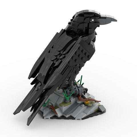 Mocsage MOC-217187 Raven Bird Building Blocks Set (357PCS)