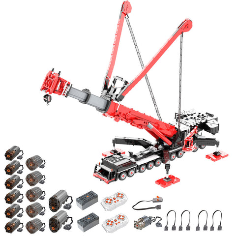 LTM-11200 14 Motors UCCS RC  Engineering Crane Tech Building  Blocks Set (Dynamic  Version/12205PCS)