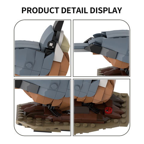 Mocsage MOC-205034 Nuthatch Bird Building Blocks Set (176PCS)