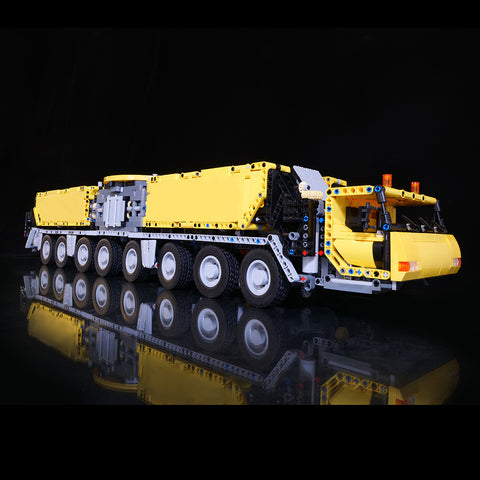 LG17 Crane Model DIY Assembly Building Blocks Set (Dynamic Version/12135PCS/Yellow)