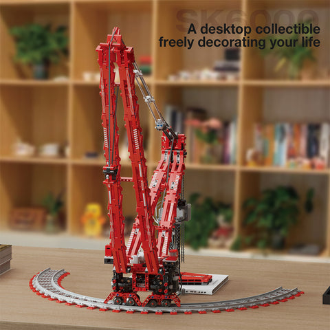 Mocsage Circular Track Crane Building Blocks Set（Dynamic Version/1196PCS）