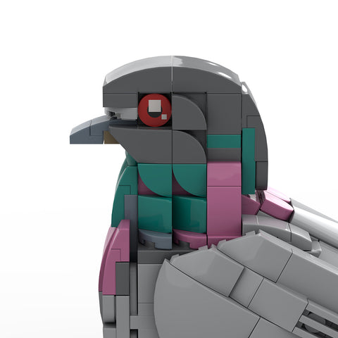 Mocsage MOC-208738 Feral Pigeon Building Blocks Set (255PCS)