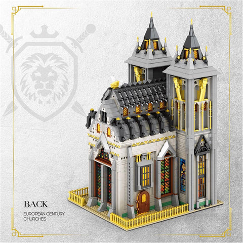 Medieval Church Building Blocks  MOC Toy STEM Set（3468pcs)