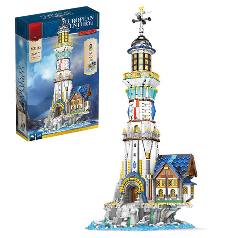 Medieval Lighthouse Bricks MOC  Toys STEM Set（3228pcs)