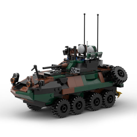 Mocsage  MOC-126469 DIY Assembly LAV-25 Infantry Fighting Vehicle Model Small Particles Building Blocks Set (476PCS)