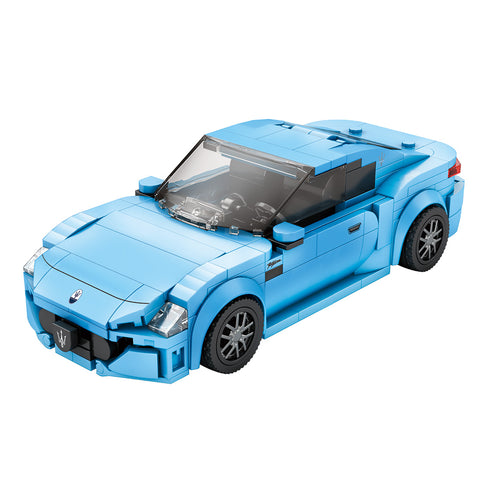 1/24 Scale 8 Studio Supercar Building Blocks Set (384PCS/Blue)