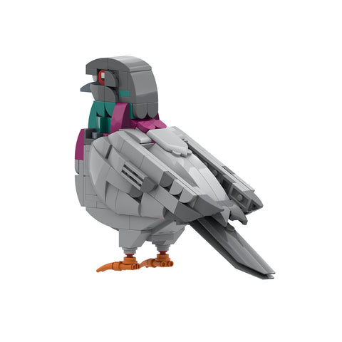 Mocsage MOC-208738 Feral Pigeon Building Blocks Set (255PCS)