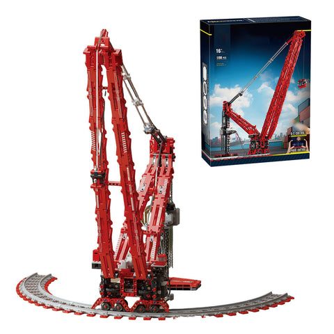 Mocsage Circular Track Crane Building Blocks Set（Dynamic Version/1196PCS）