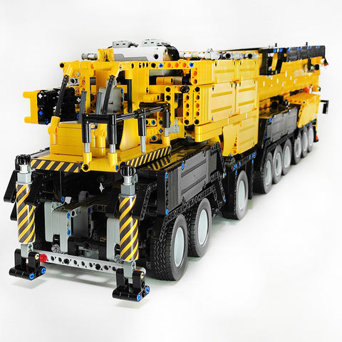 7778Pcs MOC Small Particles  V3.0 1�20 2.4G RC Mobile  LTM1750-9.1 All-terrain Crane  Building Blocks Construction  Vehicle Model