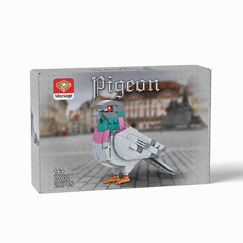 Mocsage MOC-208738 Feral Pigeon Building Blocks Set (255PCS)