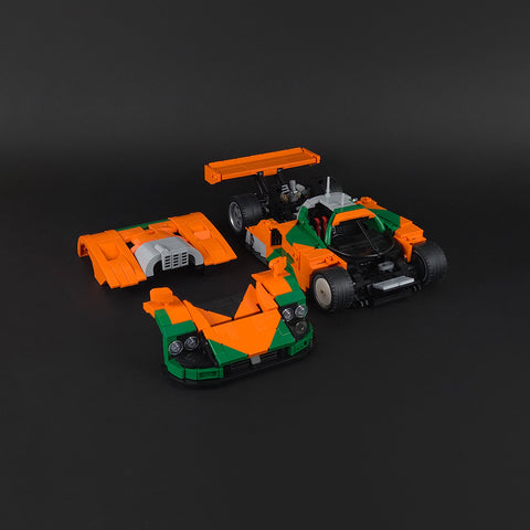 Mocsage Japanese Winning Racecar Building Blocks Set(1470PCS)