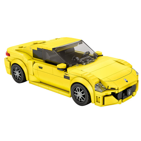 1/24 Scale 8 Studio Supercar Building Blocks Set (384PCS/Yellow)