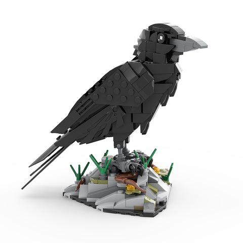 Mocsage MOC-217187 Raven Bird Building Blocks Set (357PCS)