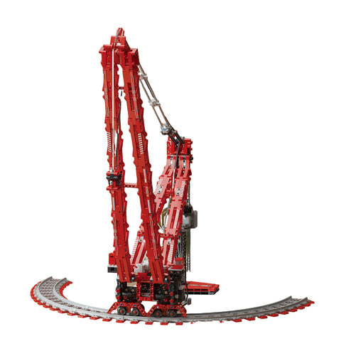 Mocsage Circular Track Crane Building Blocks Set（Dynamic Version/1196PCS）