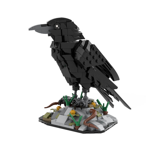 Mocsage MOC-217187 Raven Bird Building Blocks Set (357PCS)