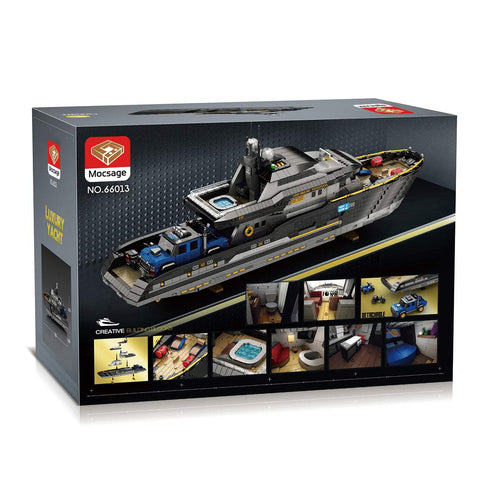 Mocsage MOC-185307 1/30 Scale Luxury Super-yacht Building Blocks Set（4421PCS）