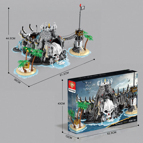 The Pirate Bay Pirate Series  Assembly Building Blocks MOC  Toys STEM Set (2960PCS)