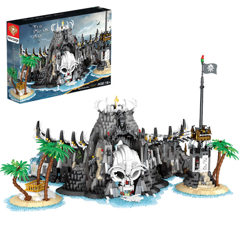 The Pirate Bay Pirate Series  Assembly Building Blocks MOC  Toys STEM Set (2960PCS)