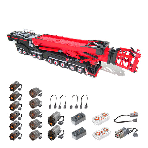 LTM-11200 14 Motors UCCS RC  Engineering Crane Tech Building  Blocks Set (Dynamic  Version/12205PCS)