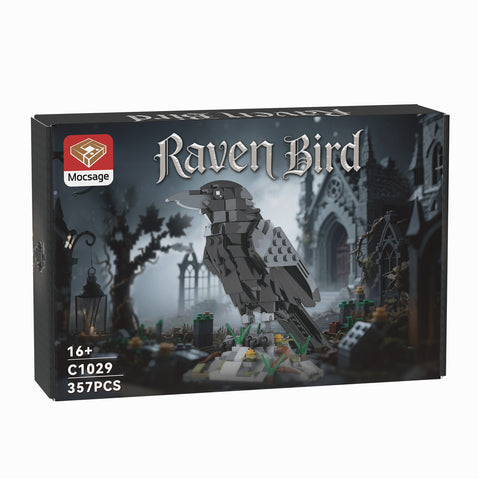 Mocsage MOC-217187 Raven Bird Building Blocks Set (357PCS)