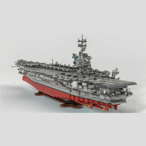 Mocsage 1/350 UCS USS Enterprise CVN-65 Nuclear-powered Aircraft Carrier Military Model Building Blocks Set (4941PCS)