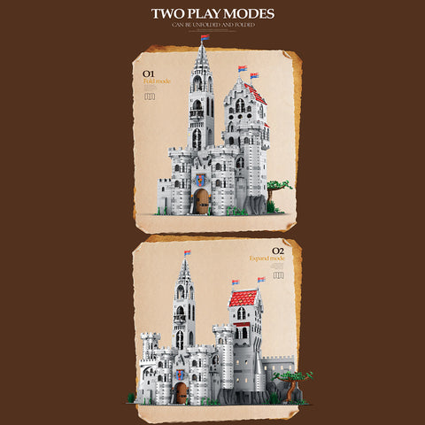 Medieval European classical Castle Building Blocks Set(3999PCS)