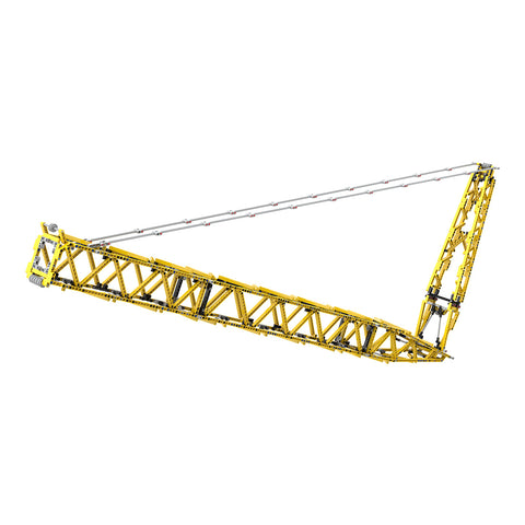 LG17 Crane Model DIY Assembly Building Blocks Set (Dynamic Version/12135PCS/Yellow)