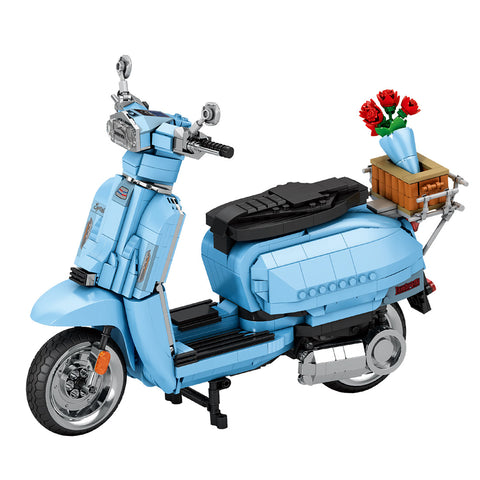 Y200 Extreme Style High-Power Scooter Building Blocks Set (1169PCS/Blue)