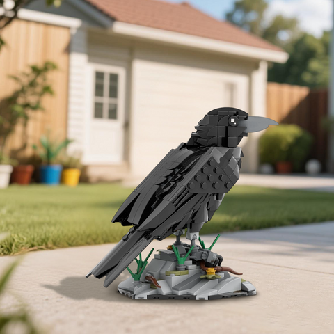 Mocsage MOC-217187 Raven Bird Building Blocks Set (357PCS)