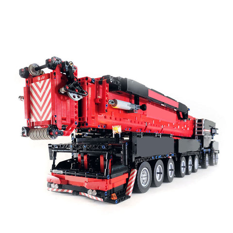 7778Pcs V3 1:20 2.4G 12-Motor 9-Bridge MOC Mobile LTM1750-9.1 All-road RC Crane Model